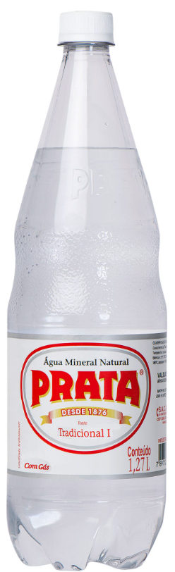 AGUA PRATA TRAD COM GAS 1,27L