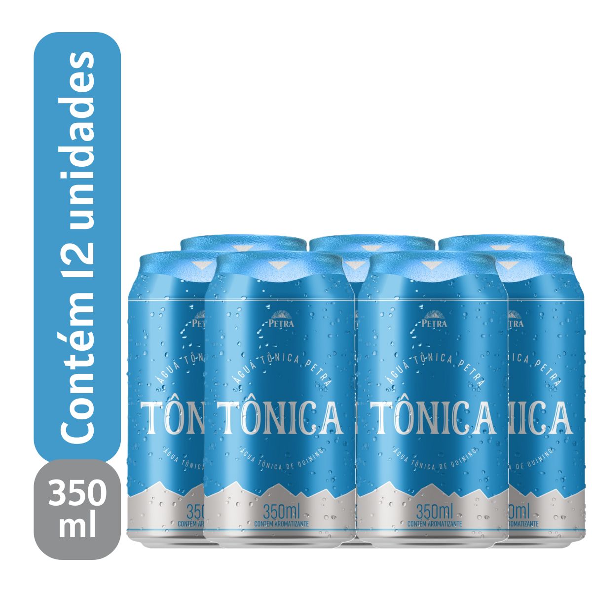 AGUA TONICA PETRA LT 350ML