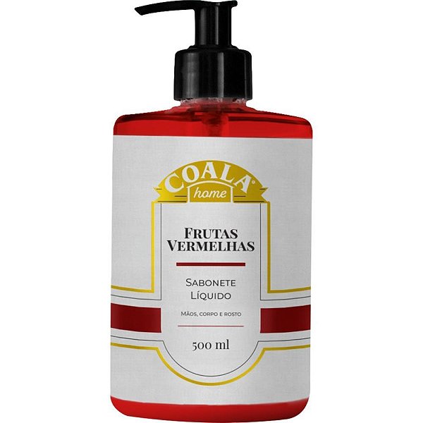 SABONETE LIQ COALA FRUTAS VERM 500ML