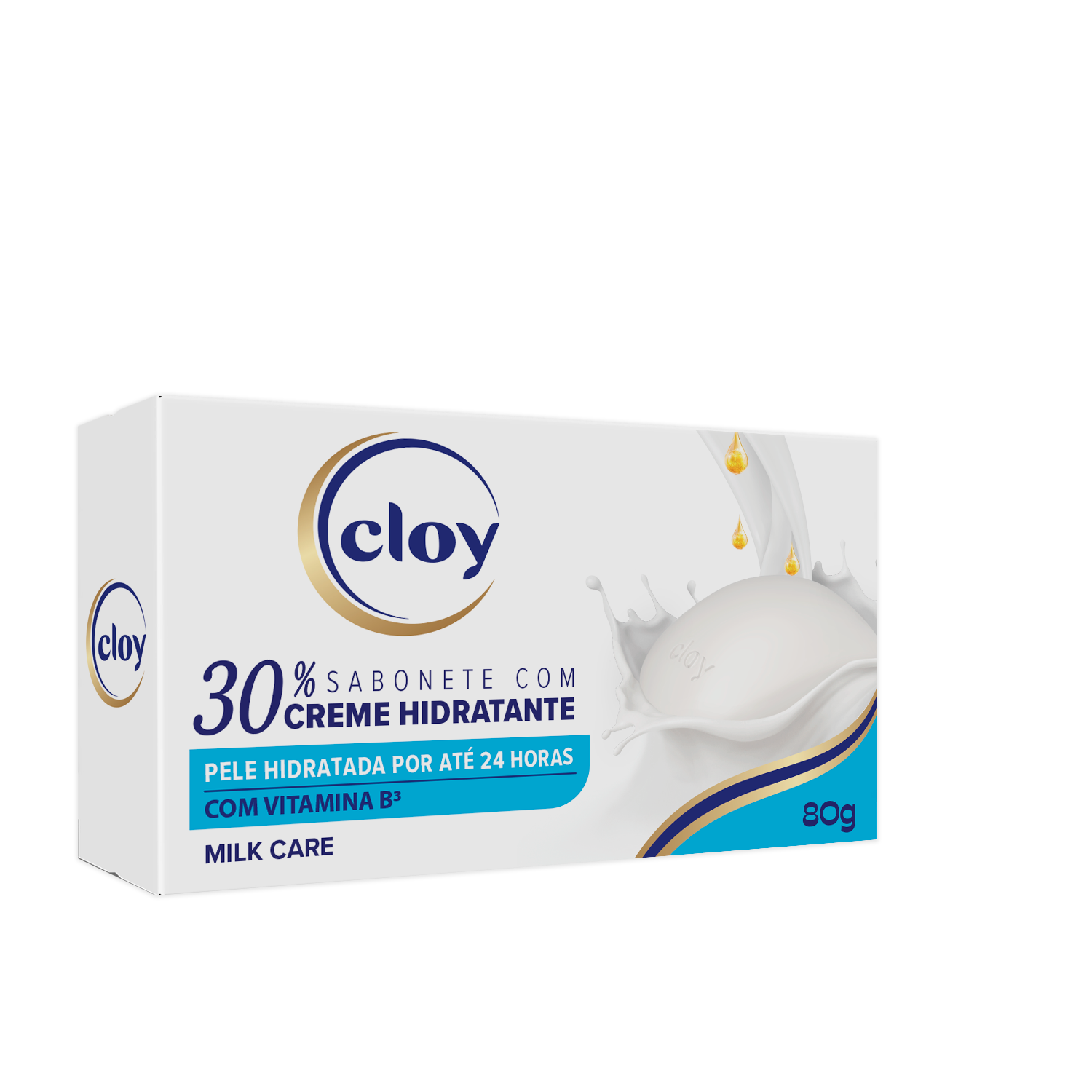 SAB. CLOY HIDRAT MILK CARE 80G