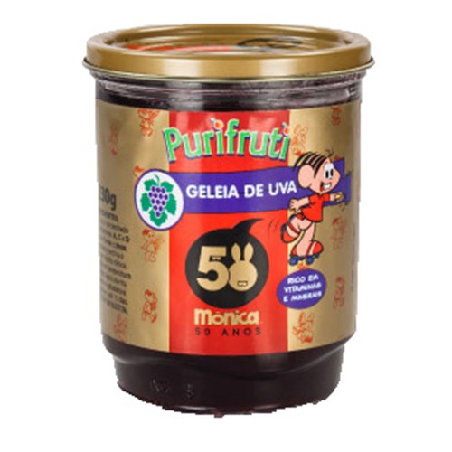 GELEIA PURIFRUTI TURMA DA MONICA UVA 230G