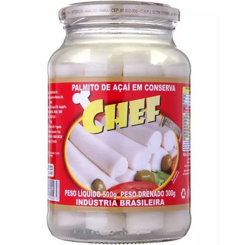 PALMITO ACAI CHEF INTEIRO POTE