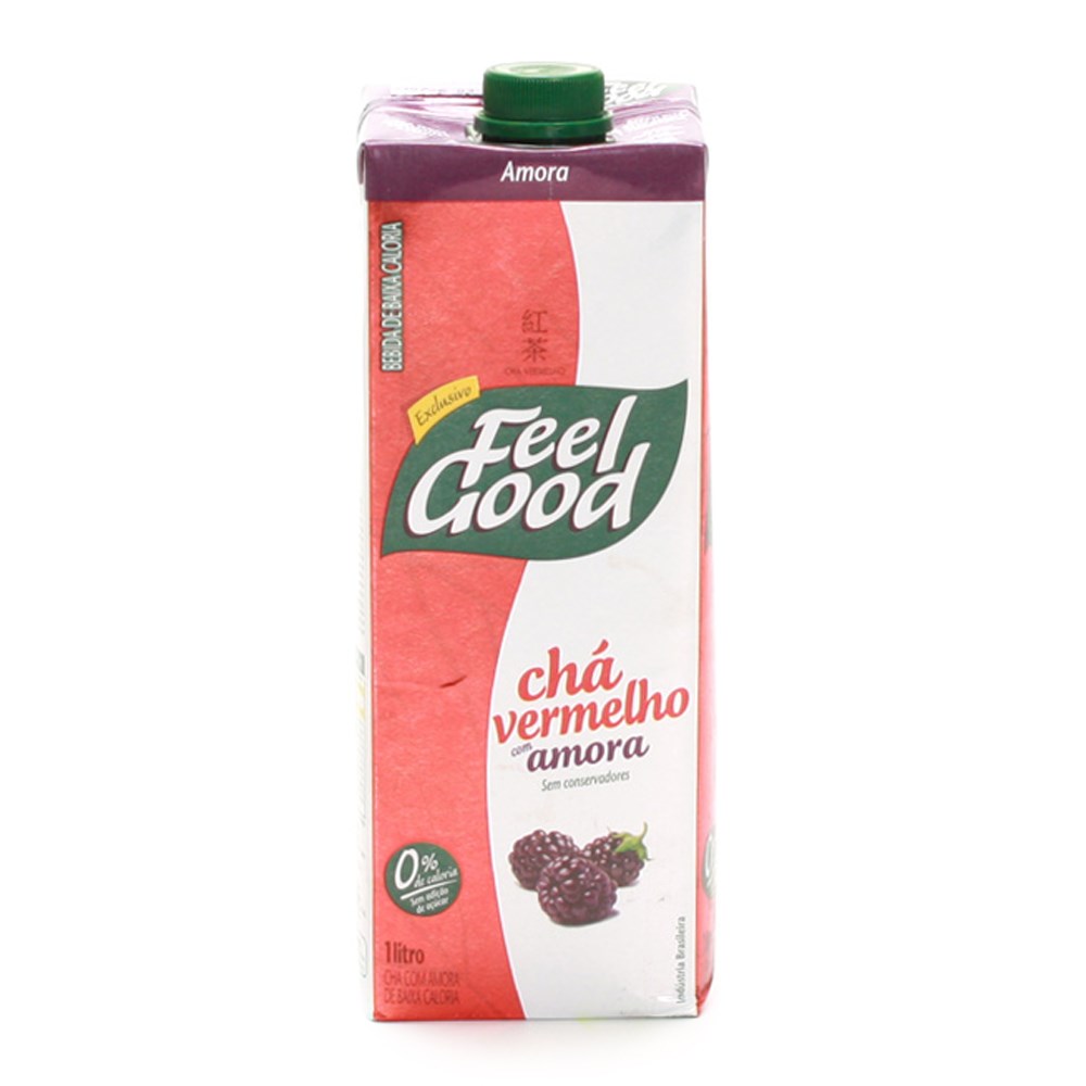 BEB.CHA FEEL GOOD TP.VERMELHO/AMORA 1L