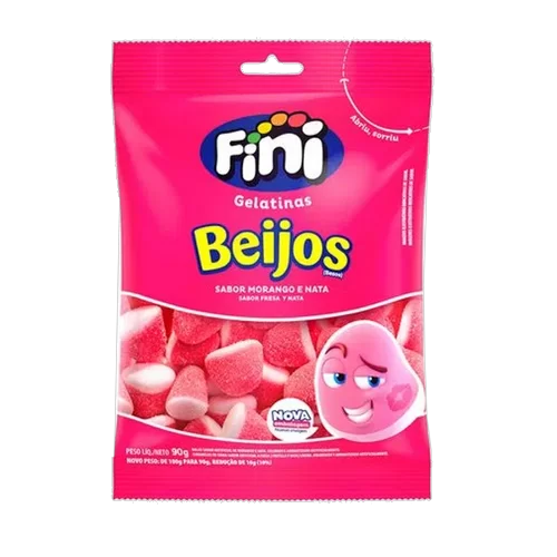 FINI BEIJOS MORANGO 100G