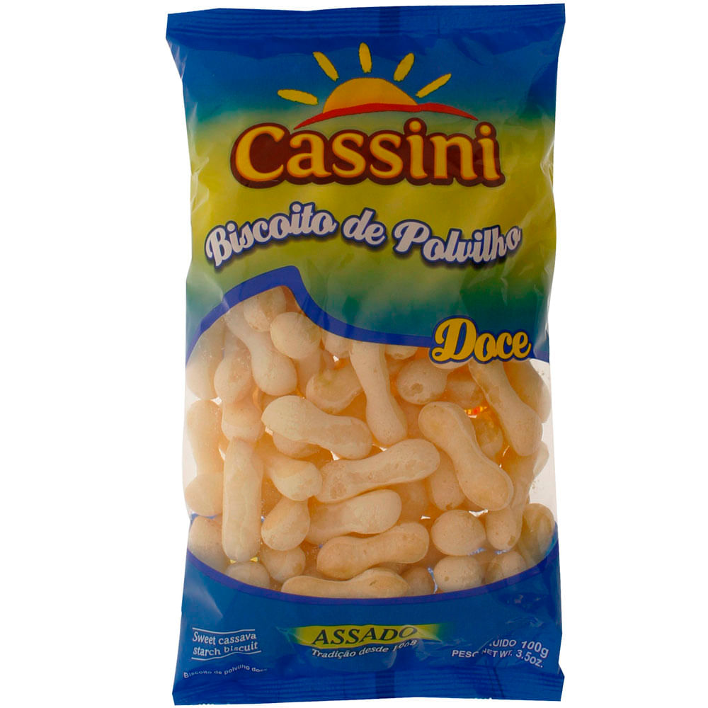 BISC POLVILHO PALITO CASSINI DOCE 100G