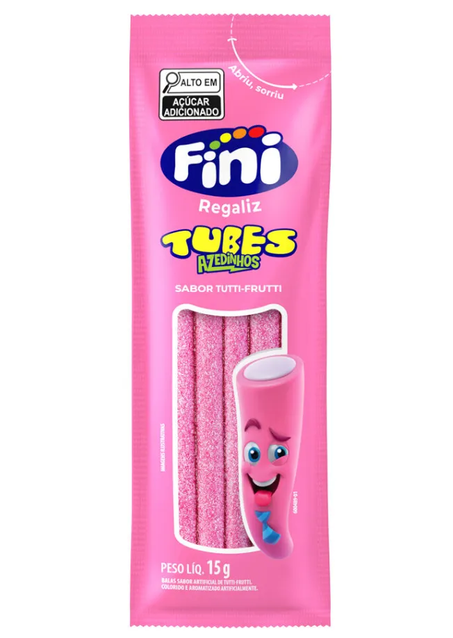 FINI TUBES TUTTI FRUTTI CITRICO 15G