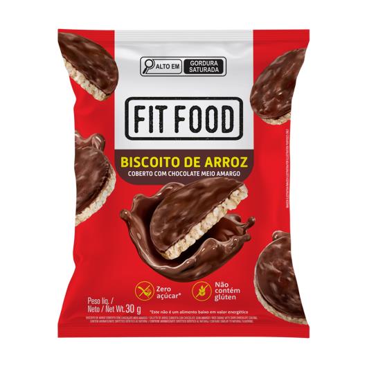FITFOOD BISC MEIO AMARGO 30G