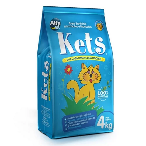 AREIA P GATO KETS 4KG