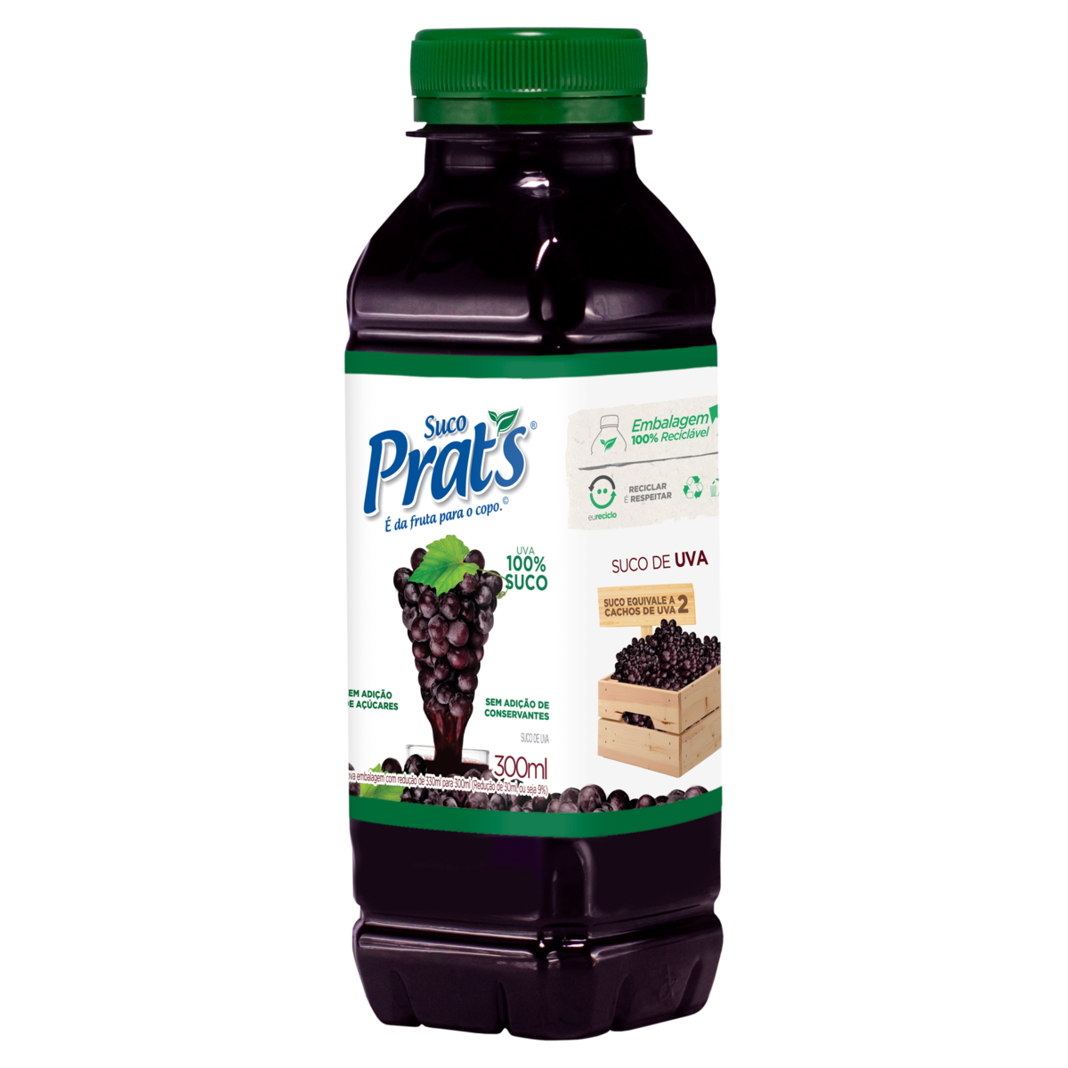 SUCO DE UVA PET 300 ML