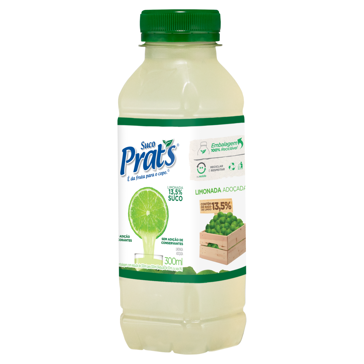 LIMONADA ADOCADA PET 300 ML