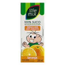 SUCO 100% LARANJA KIDS LIFE MIX 200ML