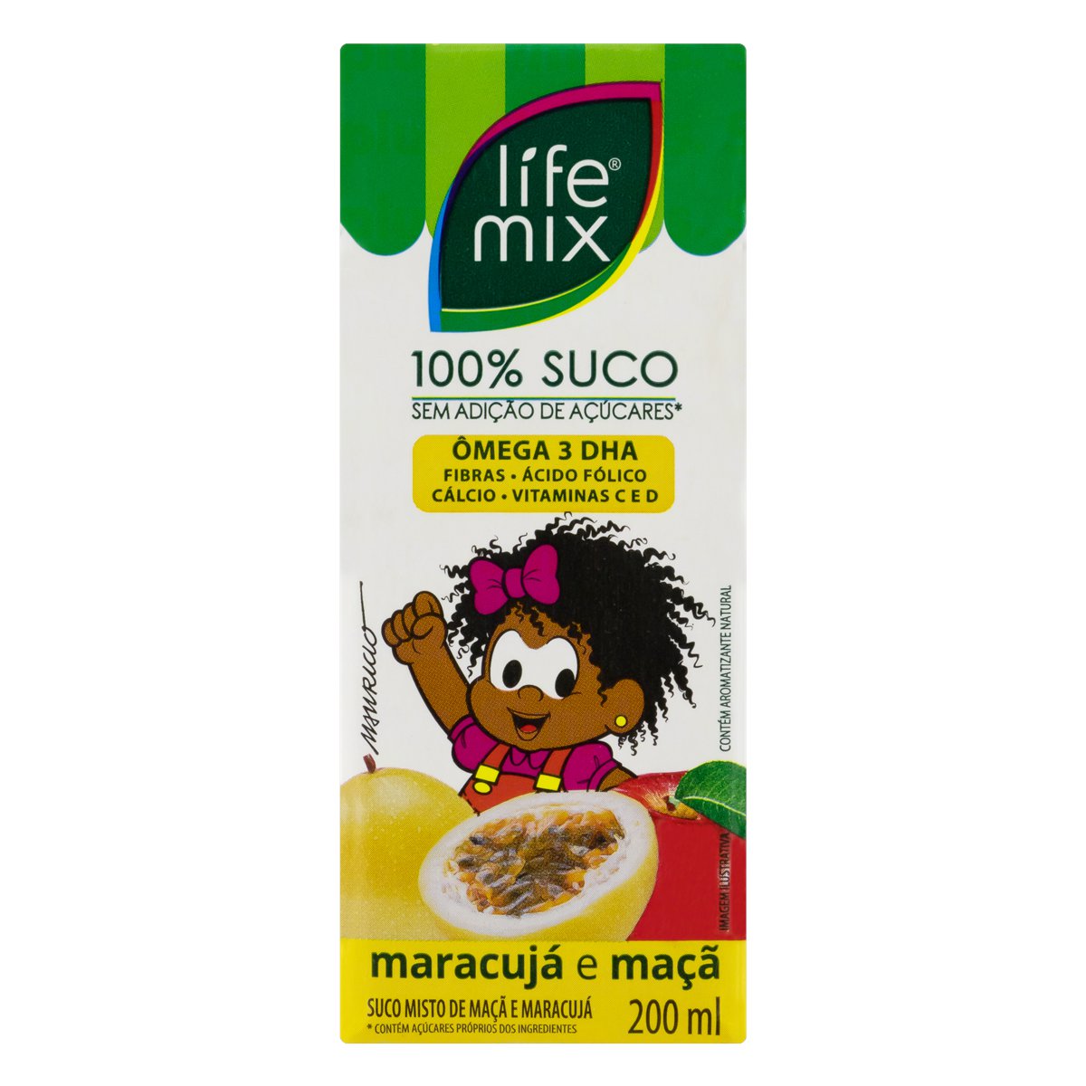 SUCO 100% MARACUJA KIDS LIFE MIX 200ML.