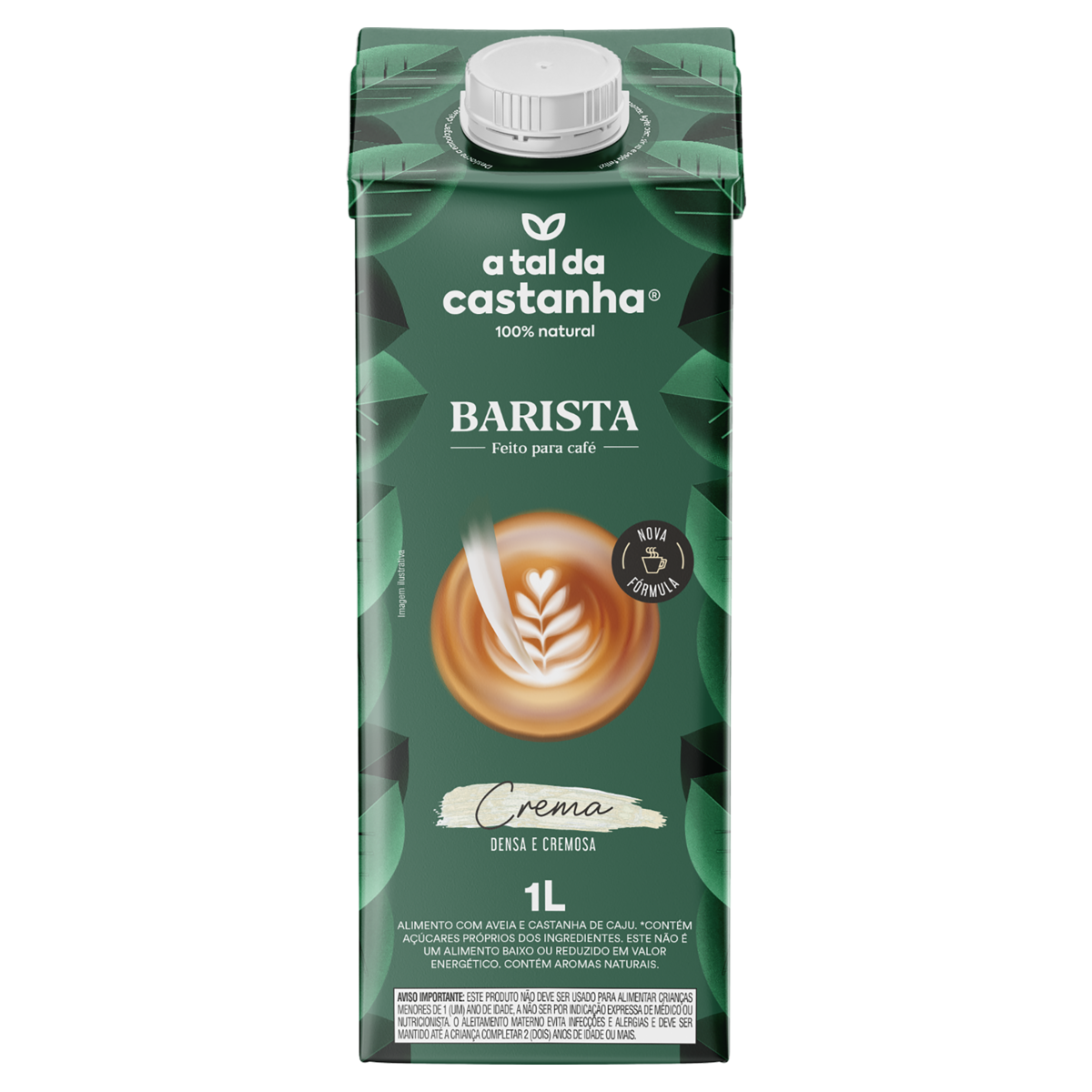 ALIMENTO CASTAN ATDC CAJ/AVEIA BAR 1L
