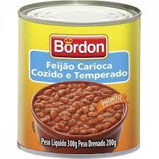 FEIJAO CARIOCA PRONTO BORDON 300G