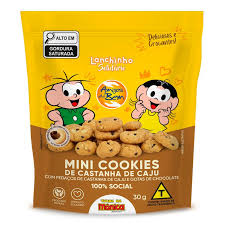 MINI COOKIES CASTANHA C/ CHOCO