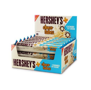 HERSHEY CHOCOTUBES CHOC BCO.  25G