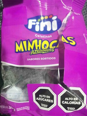 BALA FINI 35G MINHOCAS AZEDINHAS