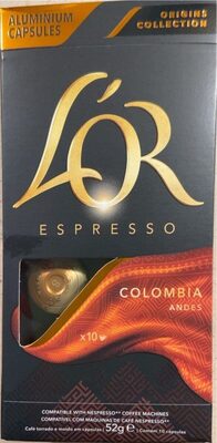 L OR ESPRESSO COLOMBIA ANDES C/10 CAP 52G