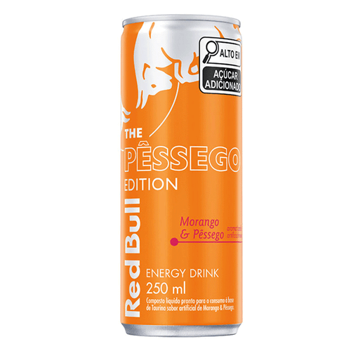 ENERG.RED BULL MORANGO E PESSEGO 250 ML